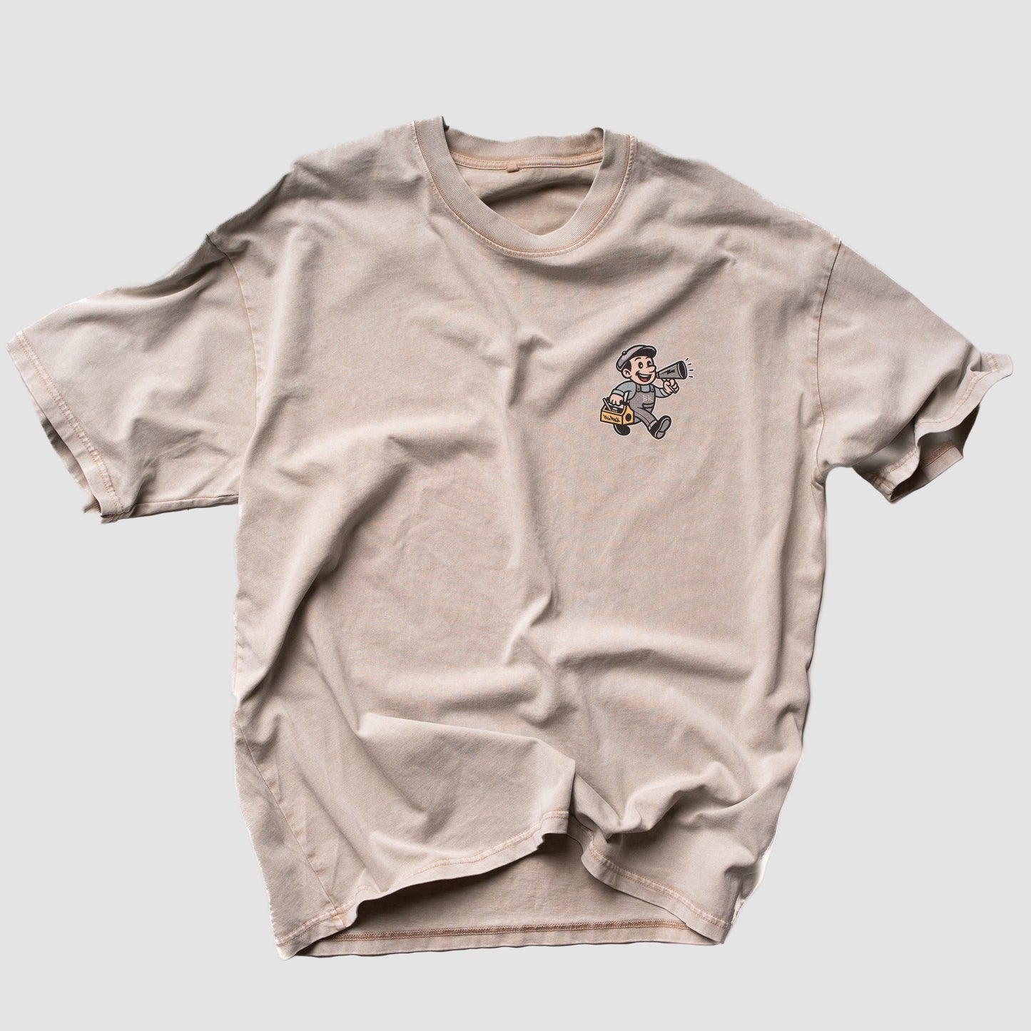 Toon Cloud Monogram Tee