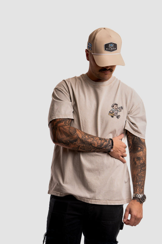 Toon Cloud Monogram Tee