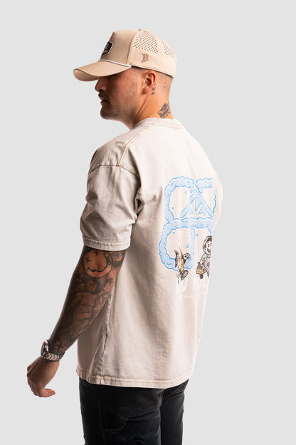 Toon Cloud Monogram Tee